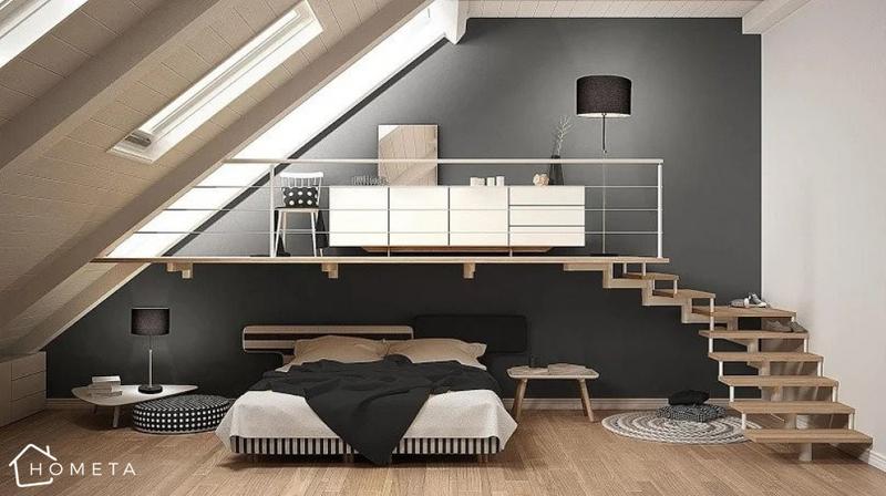 Antresola w małym mieszkaniu
