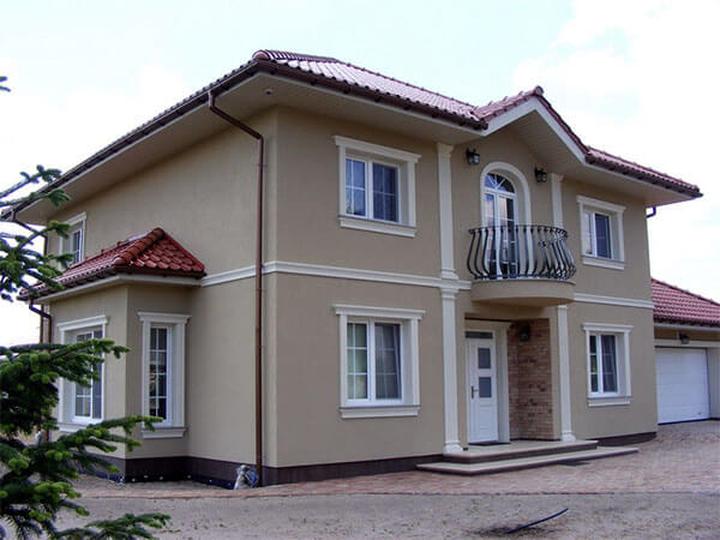 Dobór elewacji do białych okien