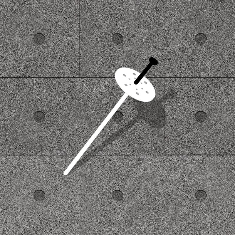 Kołkowanie styropianu na elewacji