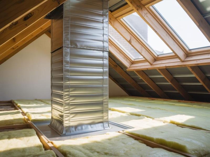 Ocieplenie komina na strychu