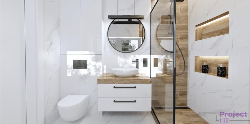 Aranżacja małej łazienki