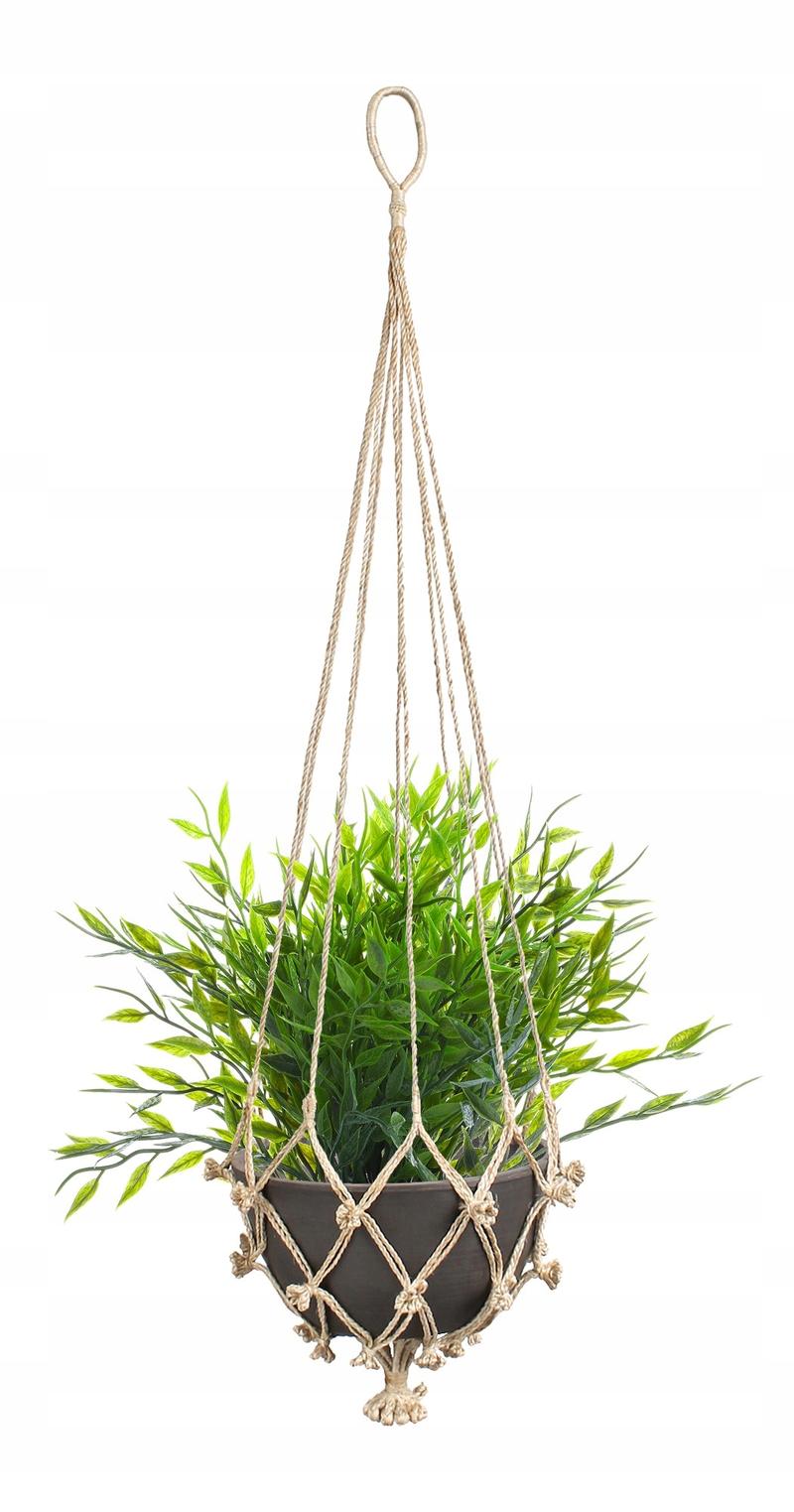 DIY kwietnik ze sznurka krok po kroku