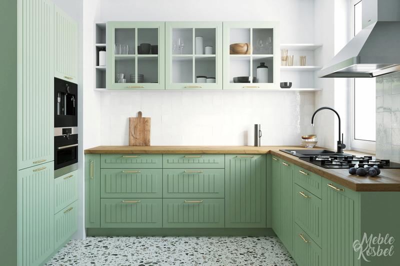 Kolory ścian do zielonych mebli