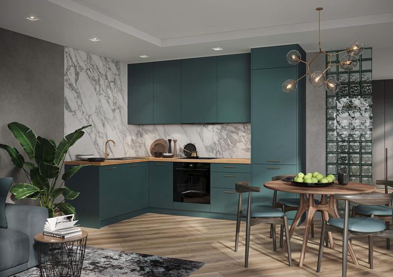 Łatwe w utrzymaniu kolory szafek