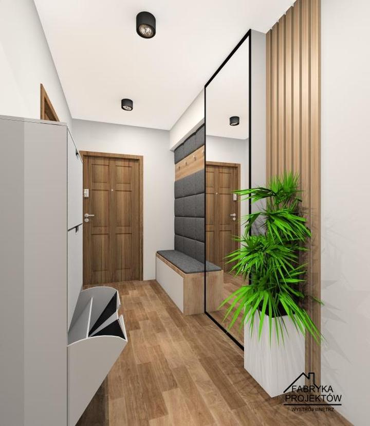 Przechowywanie z klasą w małym przedpokoju