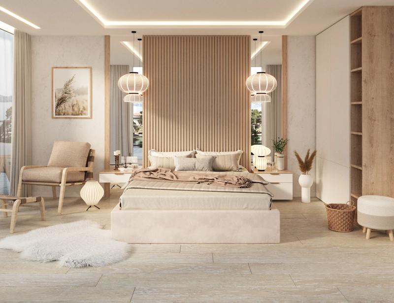 Eleganckie tkaniny do sypialni