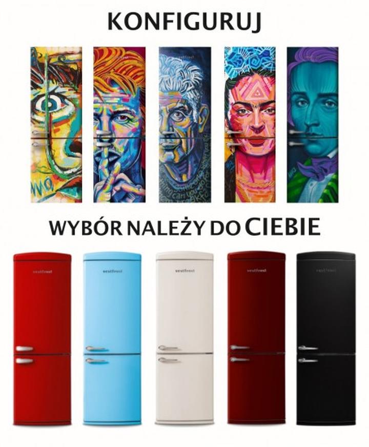 Kolory lodówek do białych mebli