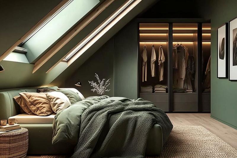 Aranżacja sypialni na poddaszu