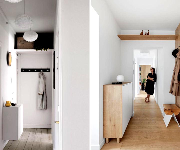 Mała przestrzeń w przedpokoju