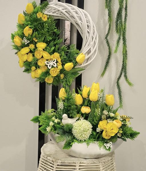 Wiosenne dekoracje okienne