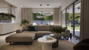 Jakie dodatki wybrać, aby ożywić wnętrze z szarymi ścianami i białymi meblami?