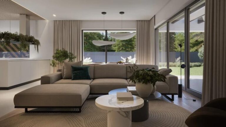 Jakie dodatki wybrać, aby ożywić wnętrze z szarymi ścianami i białymi meblami?