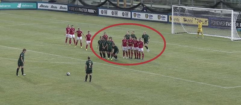 Rzut wolny w piłce nożnej